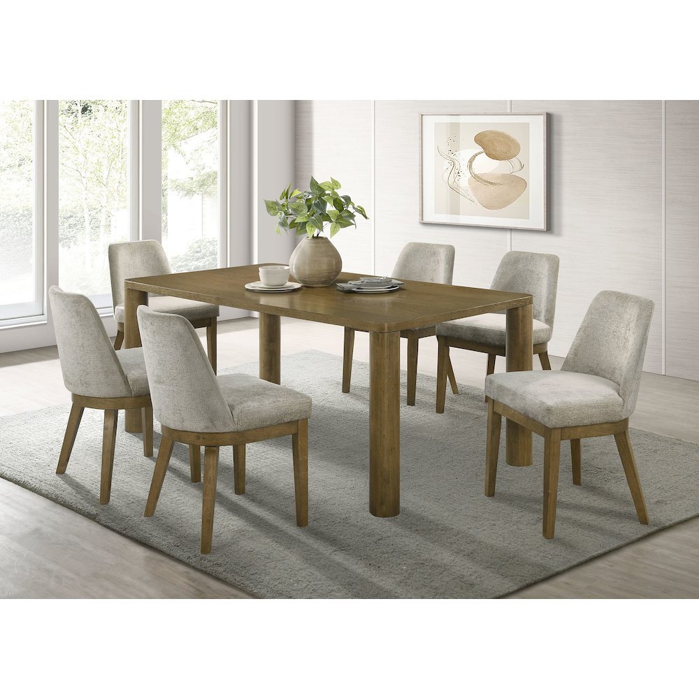 Bryant Light Tan Upholstered Dining Side Chair (Set of 2)