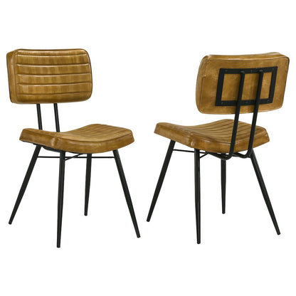 Tufted Padded Cushion Side Chairs (Set of 2)
