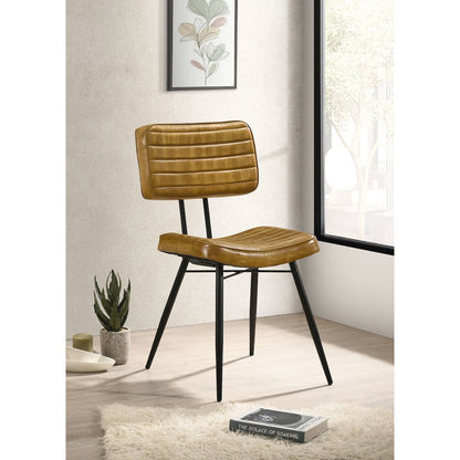 Tufted Padded Cushion Side Chairs (Set of 2)