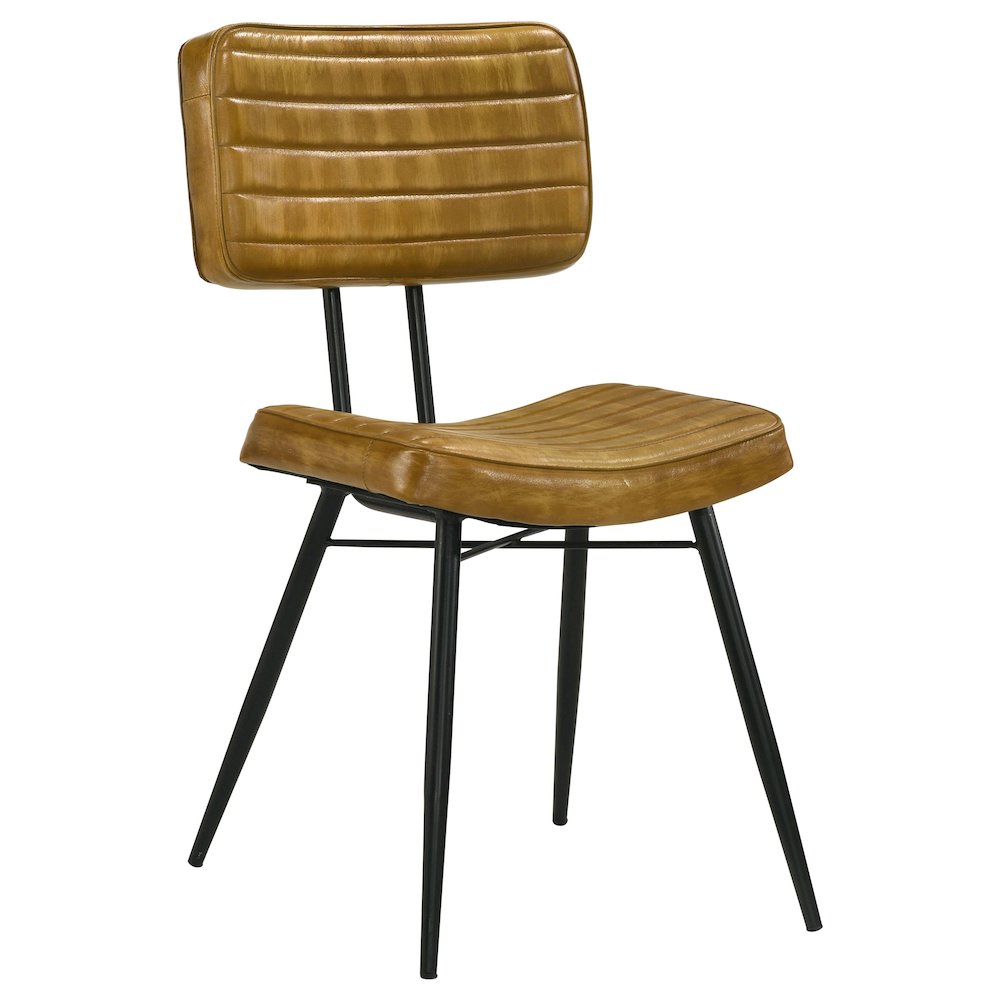 Tufted Padded Cushion Side Chairs (Set of 2)
