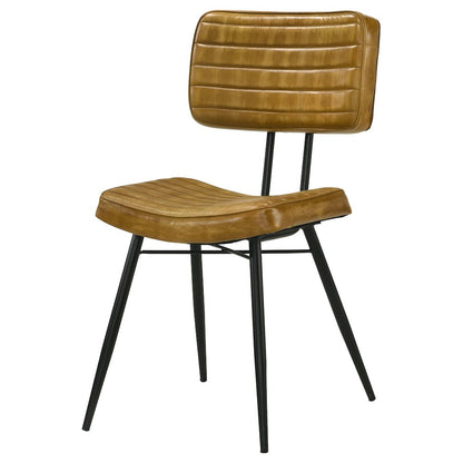 Tufted Padded Cushion Side Chairs (Set of 2)