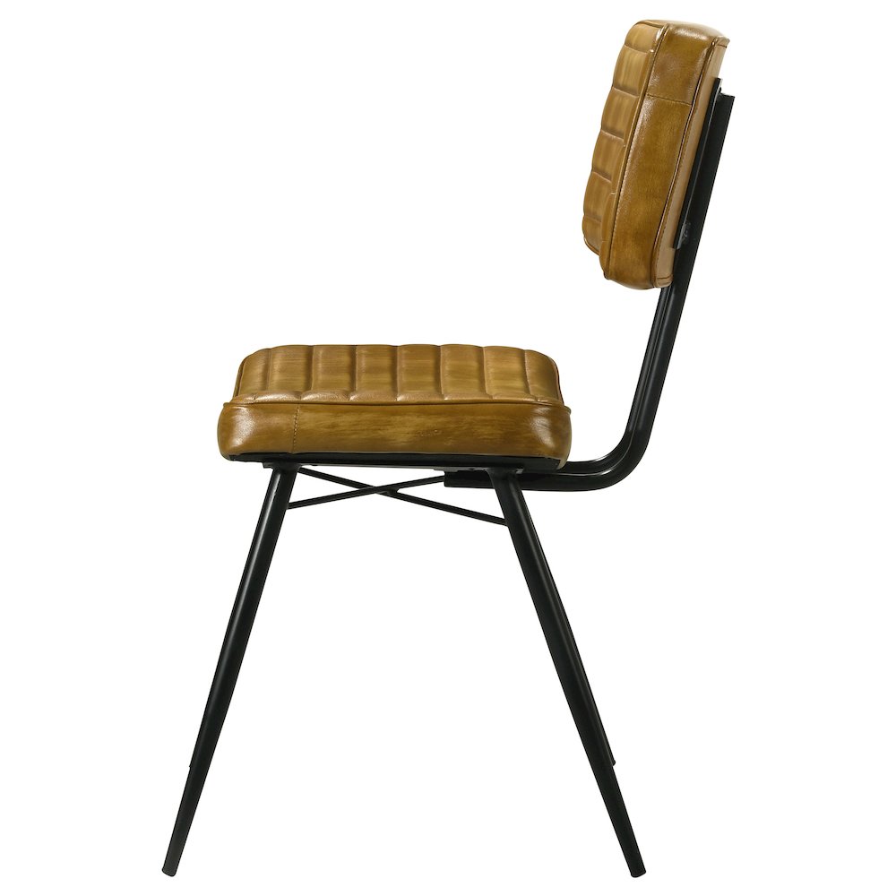 Tufted Padded Cushion Side Chairs (Set of 2)
