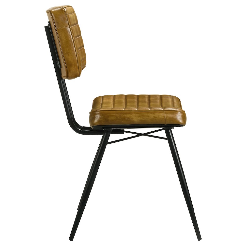 Tufted Padded Cushion Side Chairs (Set of 2)