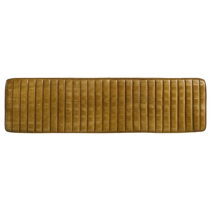 Upholstered Tufted Cushion Side Bench