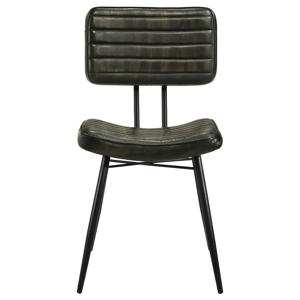 Tufted Padded Cushion Side Chairs (Set of 2)