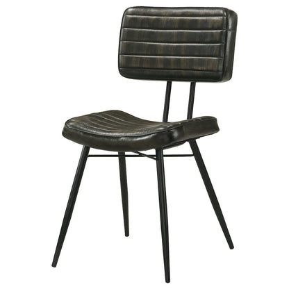 Tufted Padded Cushion Side Chairs (Set of 2)