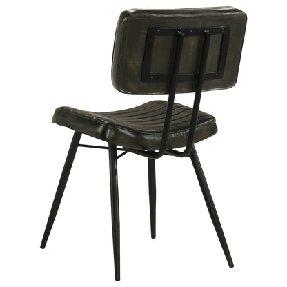 Tufted Padded Cushion Side Chairs (Set of 2)