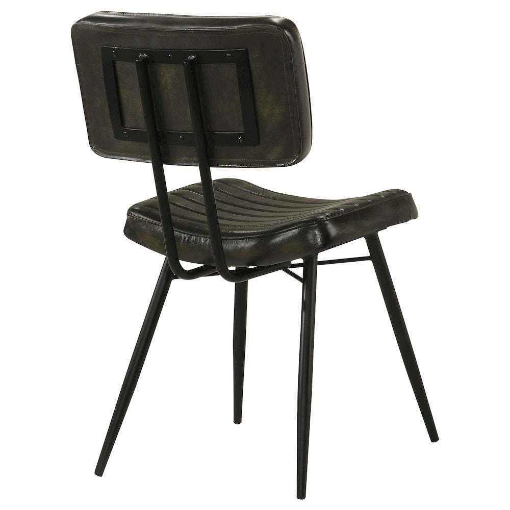 Tufted Padded Cushion Side Chairs (Set of 2)