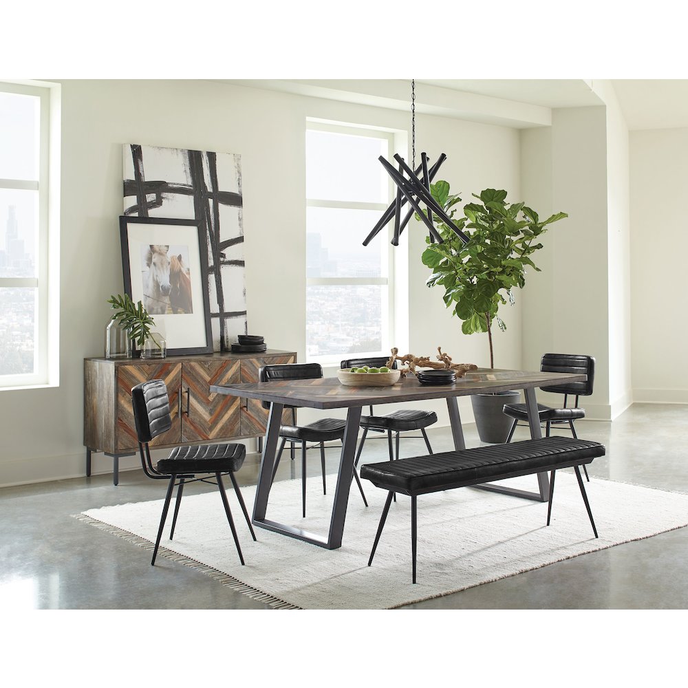 Tufted Padded Cushion Side Chairs (Set of 2)