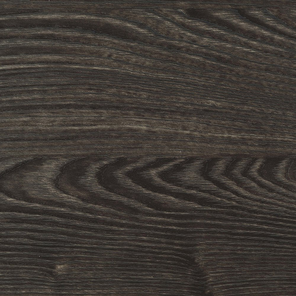 Dark Oak and Chrome Round Wood Top Bar Table