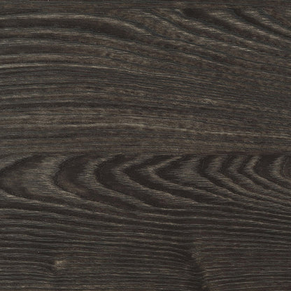 Dark Oak and Chrome Round Wood Top Bar Table