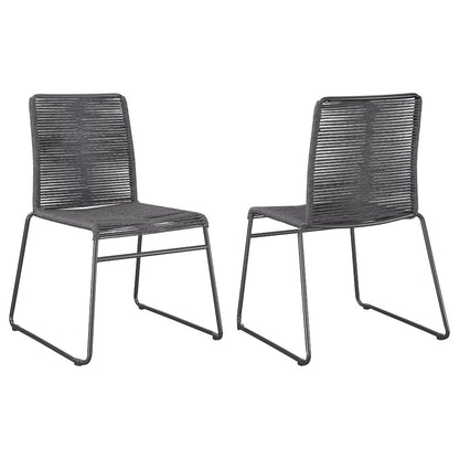 Rope Woven Side Chairs (Set of 2)