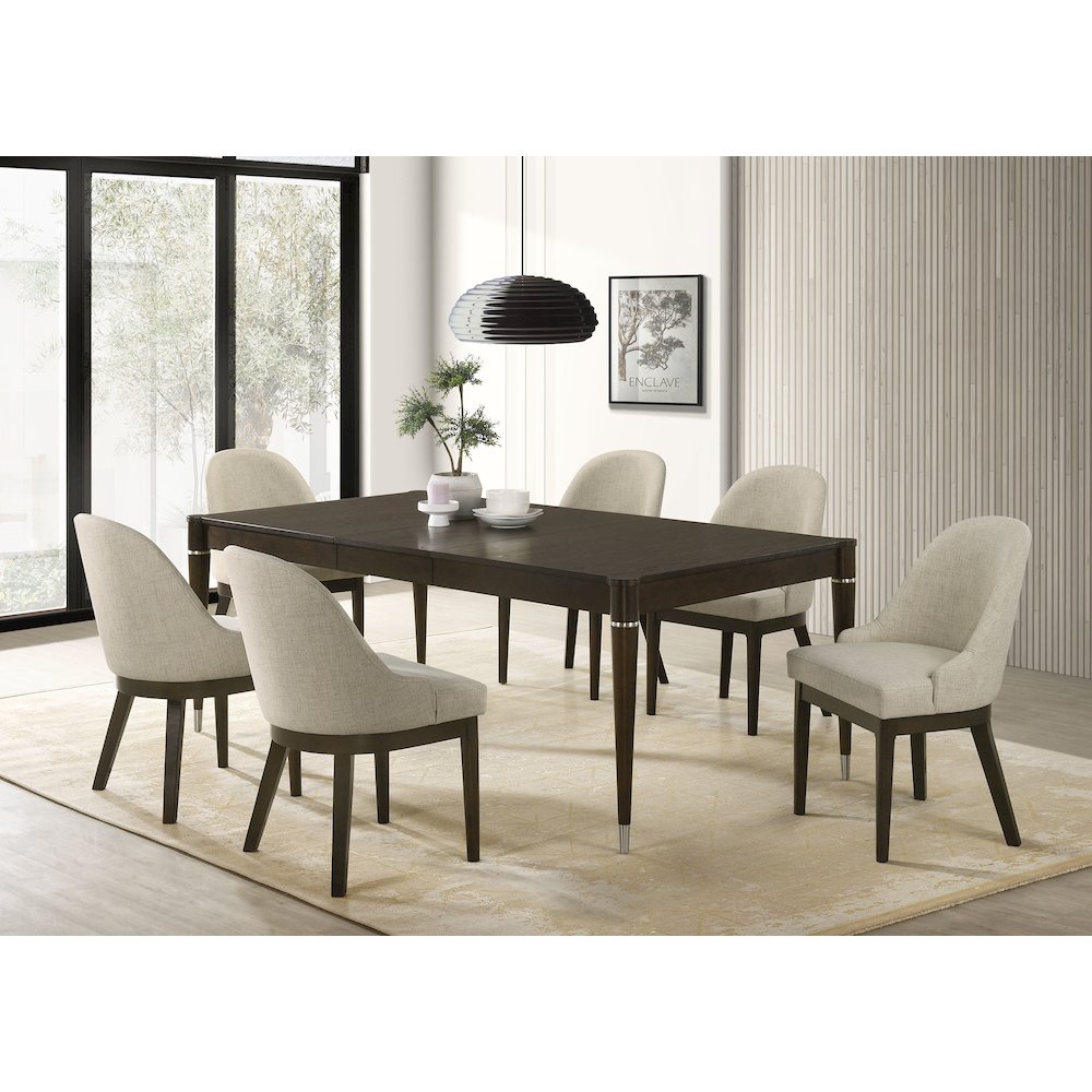 Blakely Beige Upholstered Dining Side Chair (Set of 2)