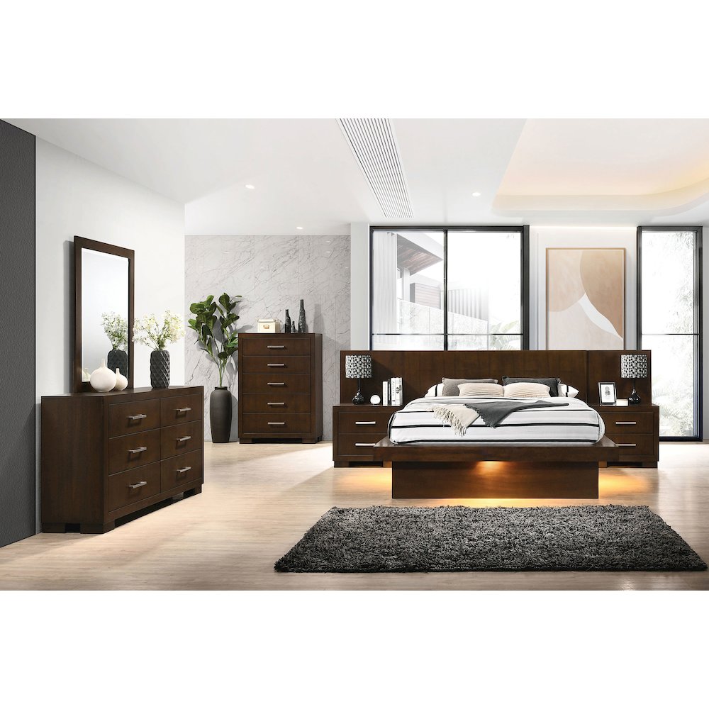 Polk Cappuccino 2-drawer Nightstand