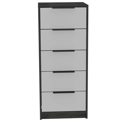 5-Drawer Rectangle Dresser White