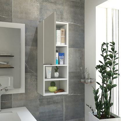 Rectangle 2-Shelf Medicine Cabinet White