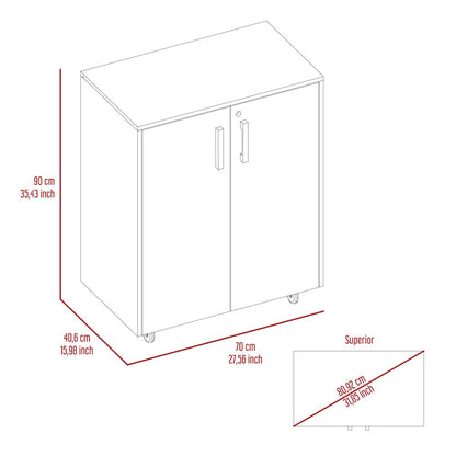 Rectangle Storage Cabinet Base Black Wengue