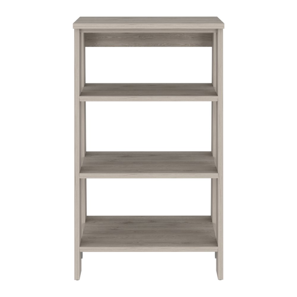 4-Shelf Linen Cabinet Light Grey