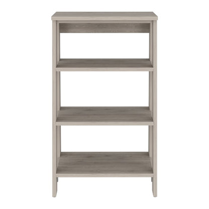 4-Shelf Linen Cabinet Light Grey