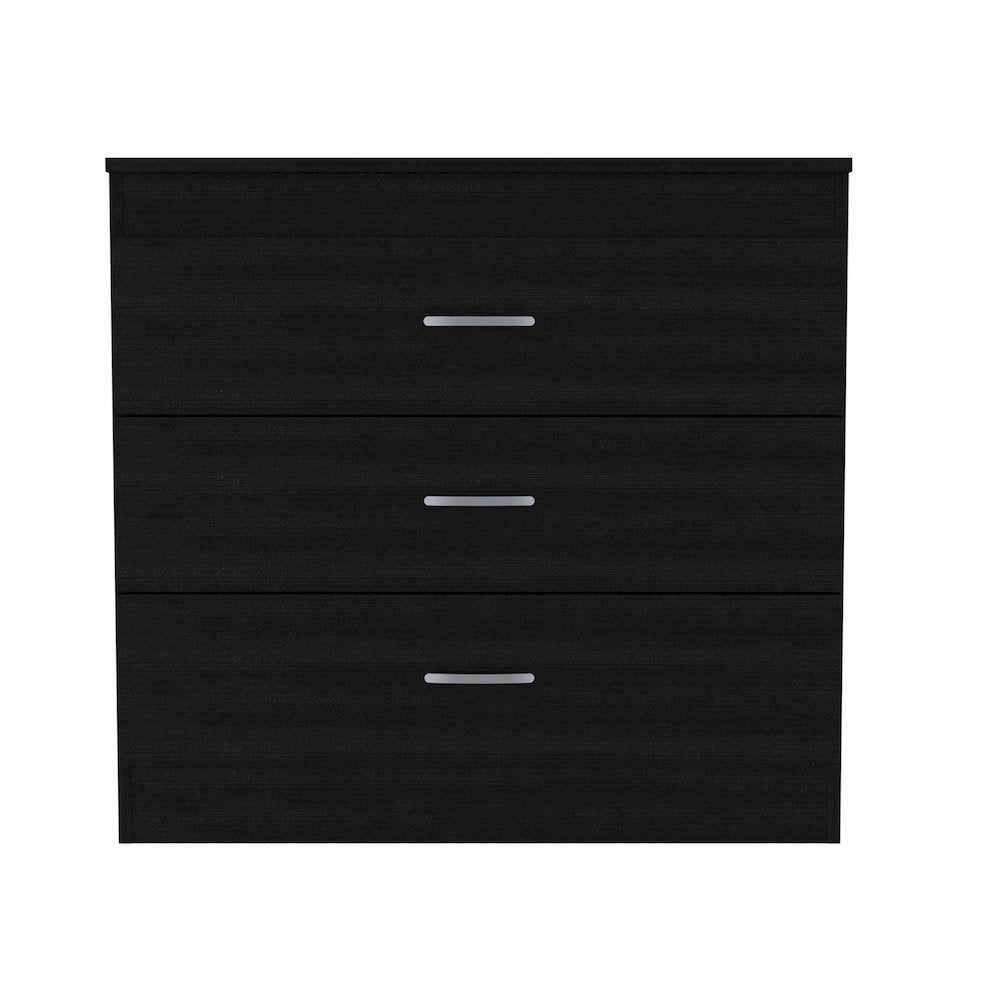 3-Drawer Dresser Black Wengue