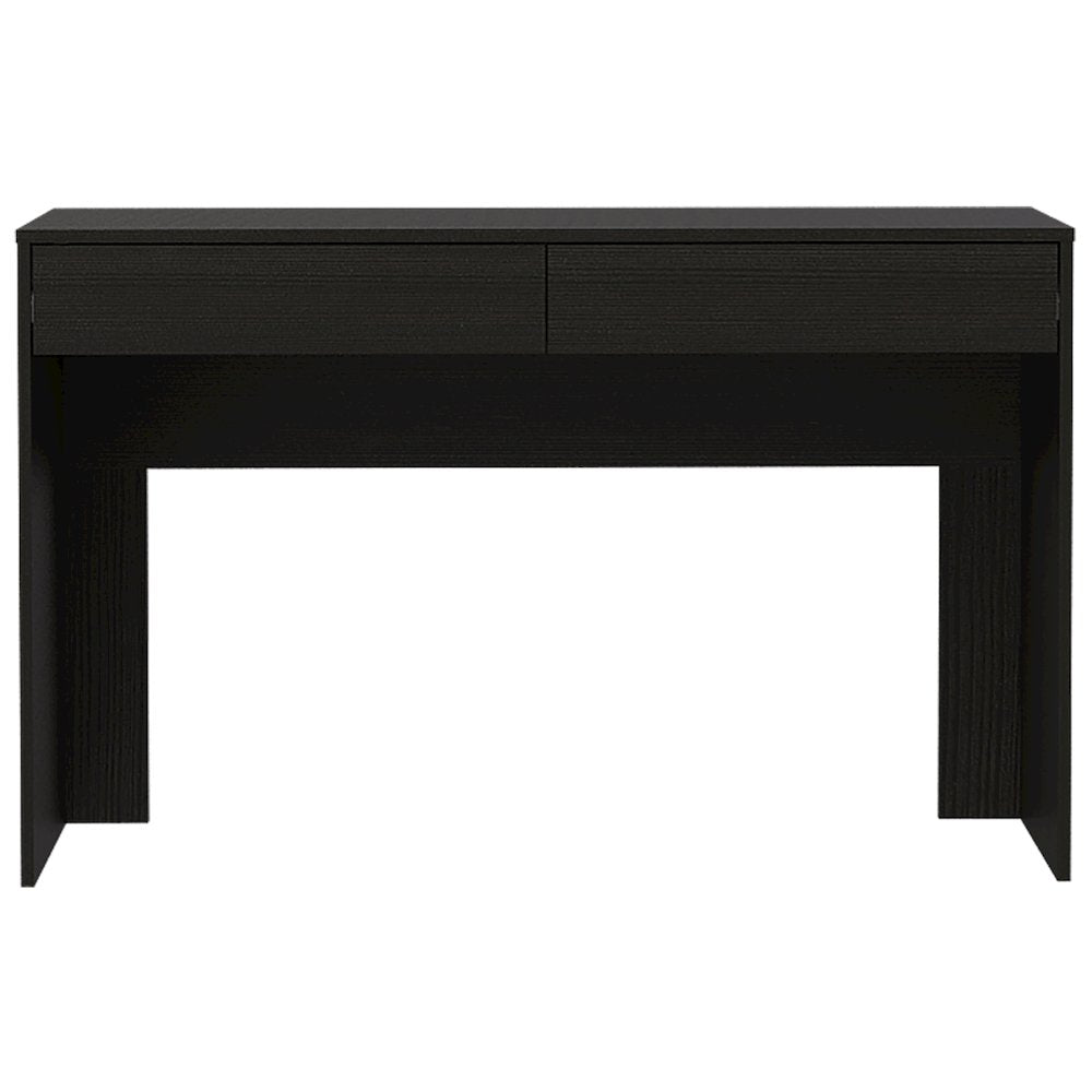 2-Drawer Computer Desk Black Wengue