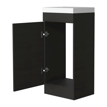 Rectangle Bathroom Vanity Black Wengue
