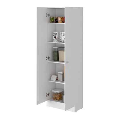 Rectangle 2-Door Storage Tall Cabinet White