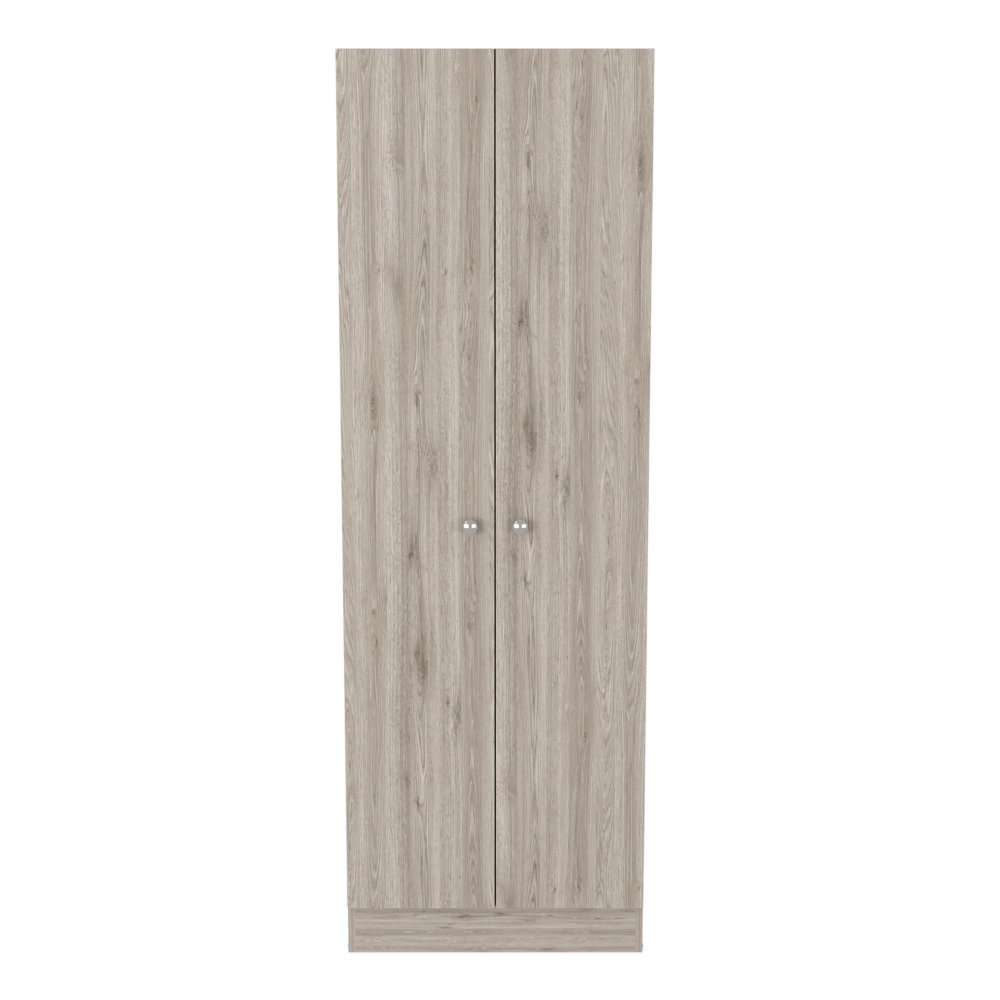 8-Shelf 2-Door 2-piece Kitchen Set, Kitchen Island and Pantry Cabinet White