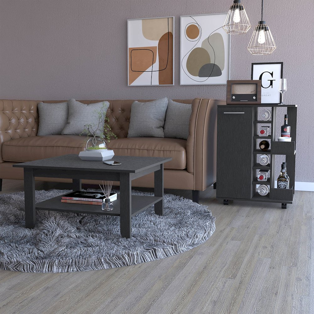 Black 2 Piece Living Room Set