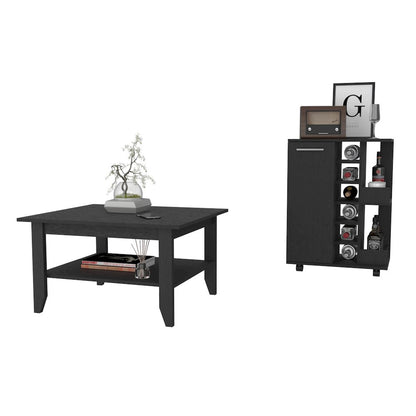 Black 2 Piece Living Room Set