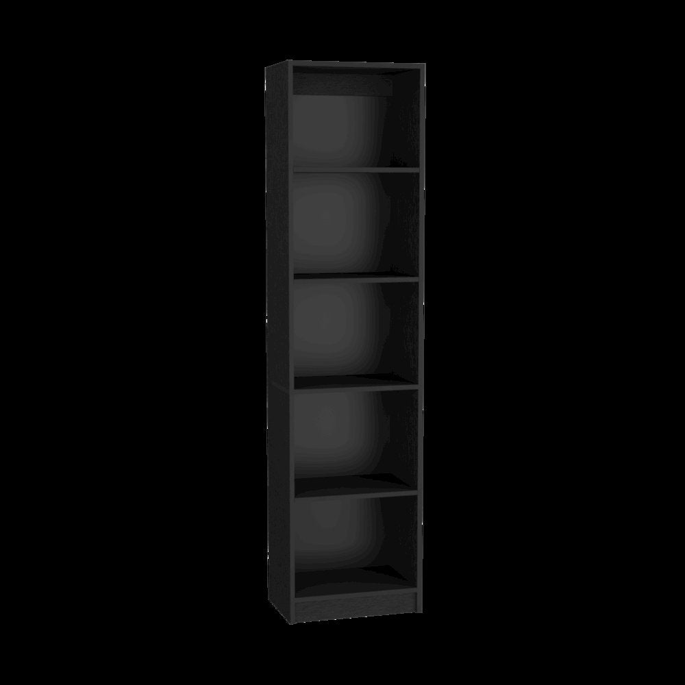 Black 3 Piece Living Room Set with 3 Bookcases