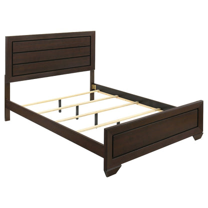 Harrison Wood Queen Panel Bed Dark Cocoa