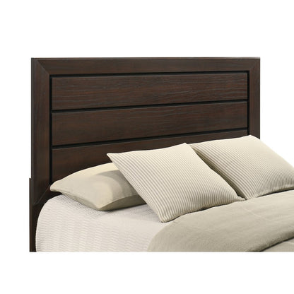 Harrison Wood Queen Panel Bed Dark Cocoa