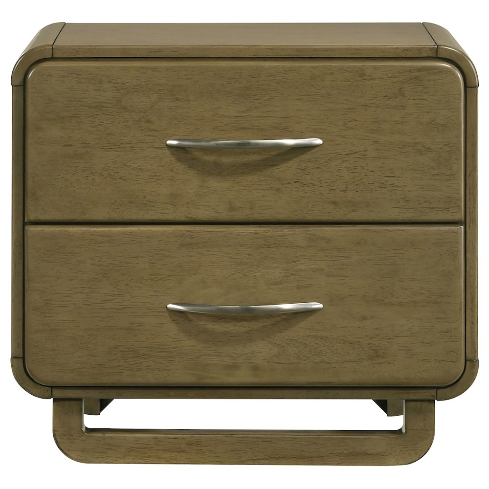 Tully Nutmeg 2-drawers Nightstand