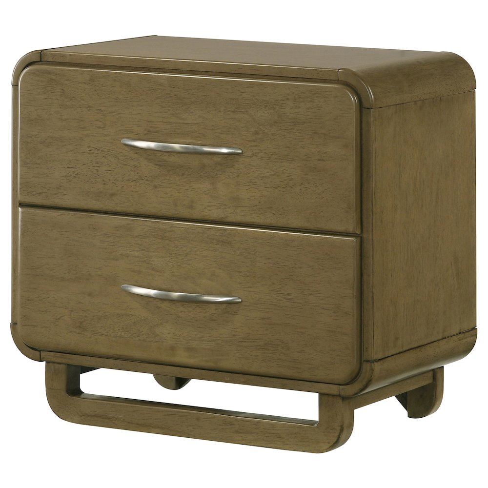 Tully Nutmeg 2-drawers Nightstand