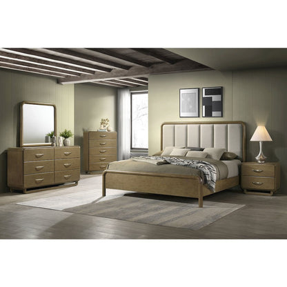 Tully Nutmeg 2-drawers Nightstand
