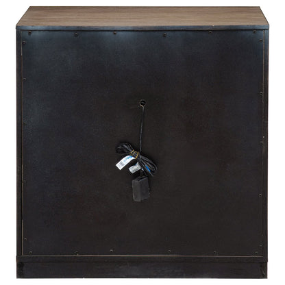 Gibbons Barley Brown 1-drawer Nightstand Bedside Table