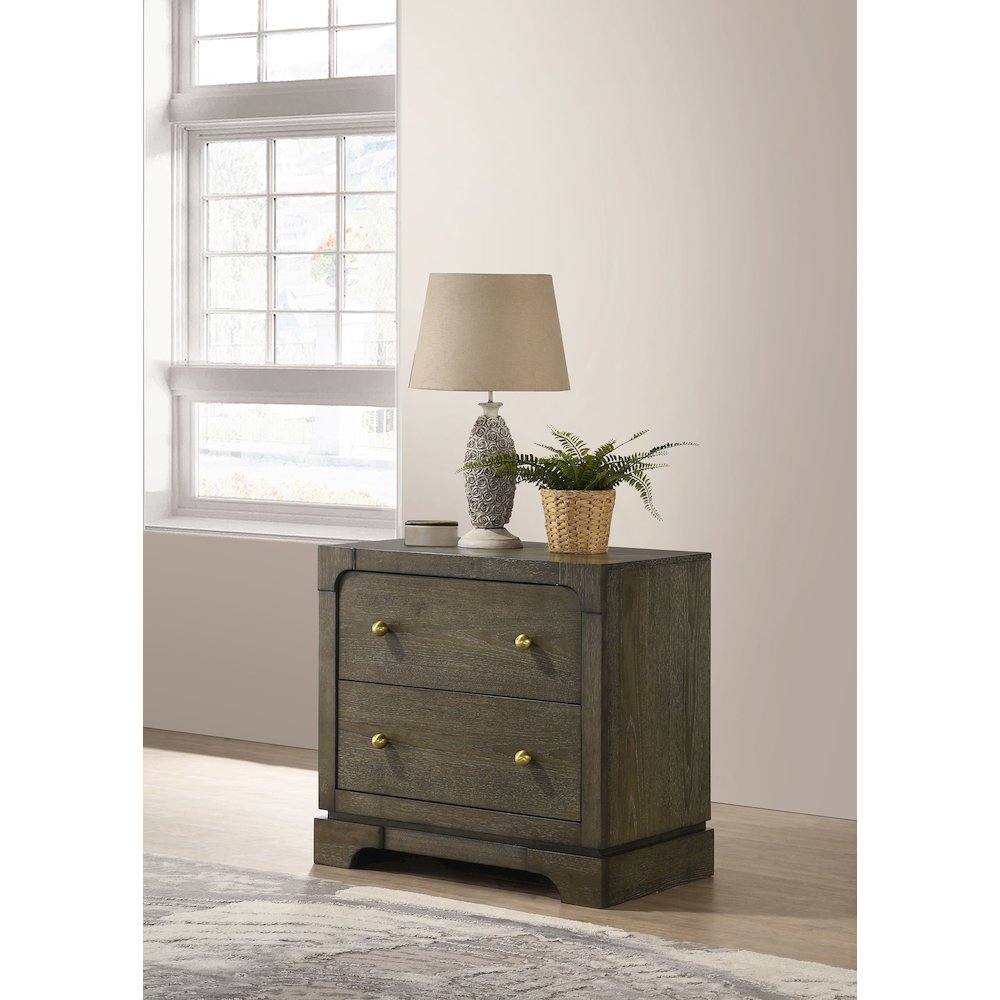 Sundance Dark Cocoa 2-drawer Nightstand Bedside Table