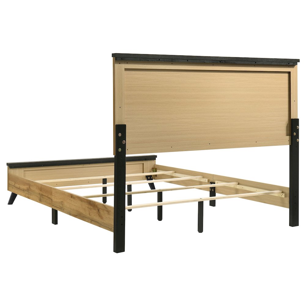 Fraser Natural Pine Queen Panel Bed
