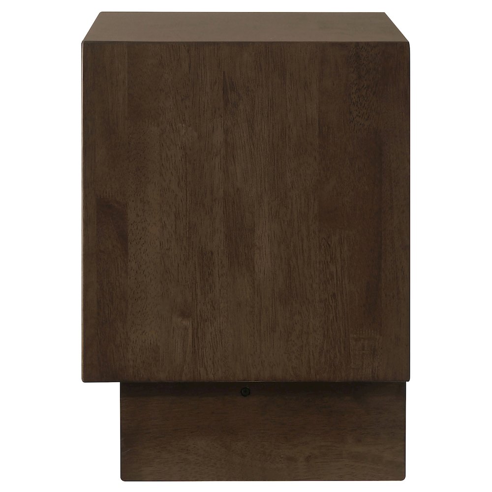 Hemlock Warm Brown 2-drawer Nightstand Bedside Table