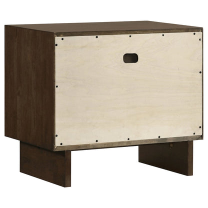 Hemlock Warm Brown 2-drawer Nightstand Bedside Table