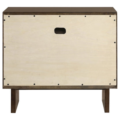 Hemlock Warm Brown 2-drawer Nightstand Bedside Table