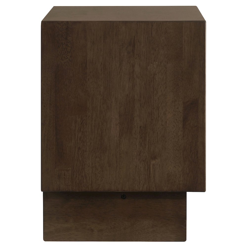 Hemlock Warm Brown 2-drawer Nightstand Bedside Table