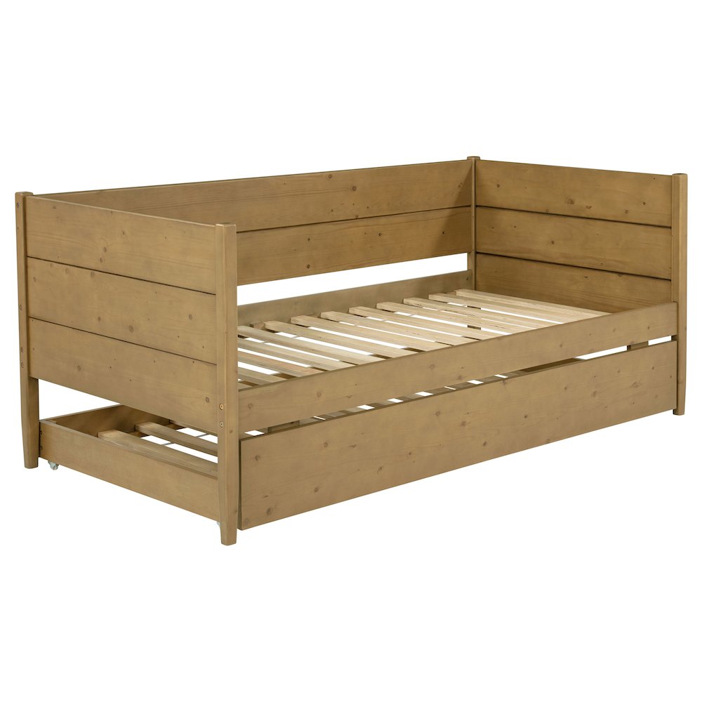 Stewart Natural Twin Daybed With Trundle