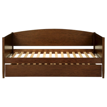 Fallbrook Medium Walnut Twin Daybed with Trundle