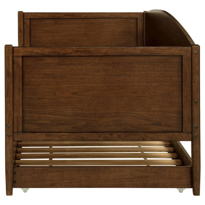 Fallbrook Medium Walnut Twin Daybed with Trundle