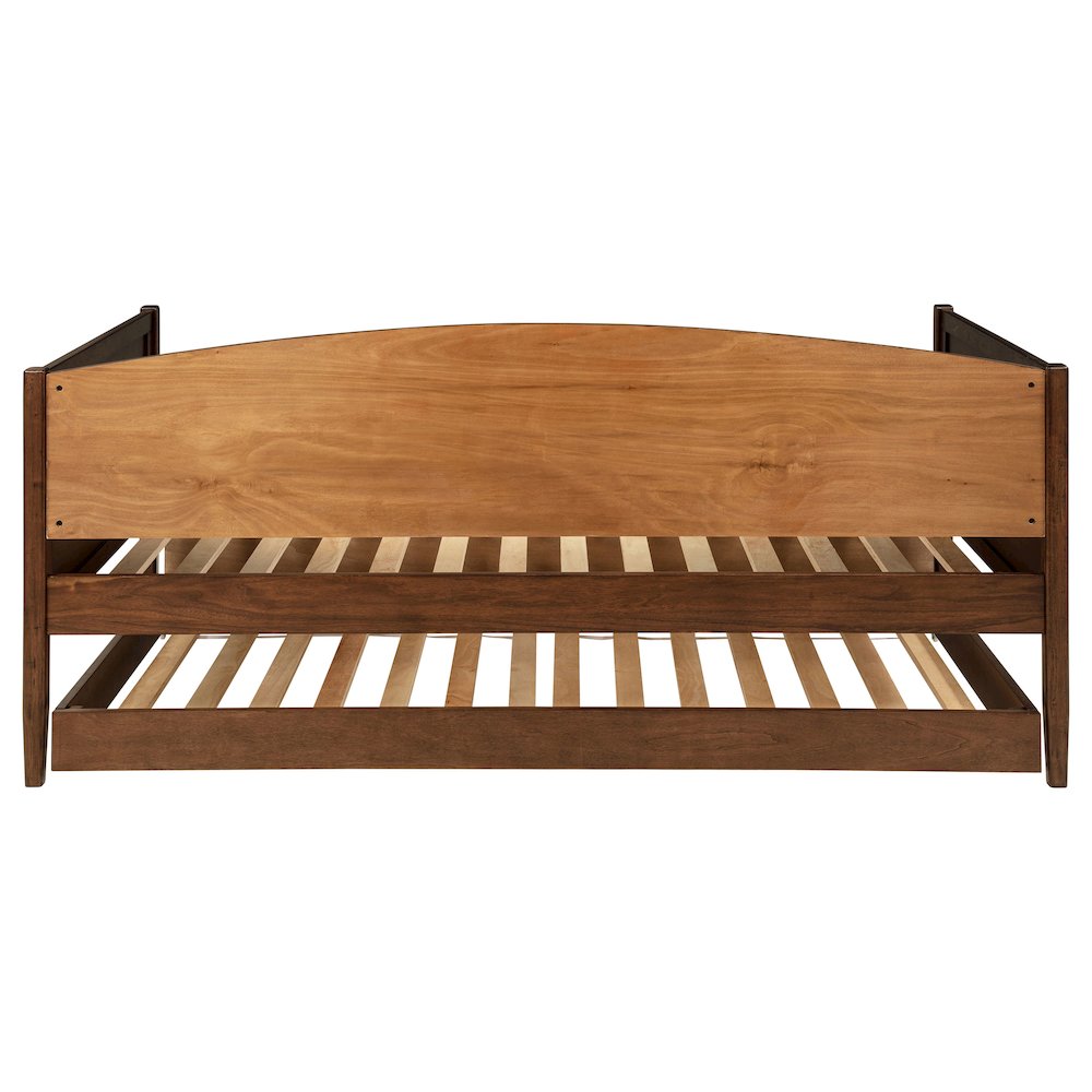 Fallbrook Medium Walnut Twin Daybed with Trundle