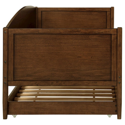 Fallbrook Medium Walnut Twin Daybed with Trundle
