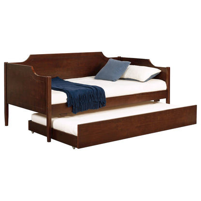 Wellston Cherry Wood Twin Daybed With Trundle