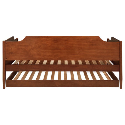 Wellston Cherry Wood Twin Daybed With Trundle